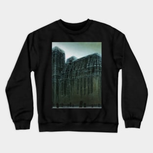 Beksinski - Architectures in paintings Crewneck Sweatshirt